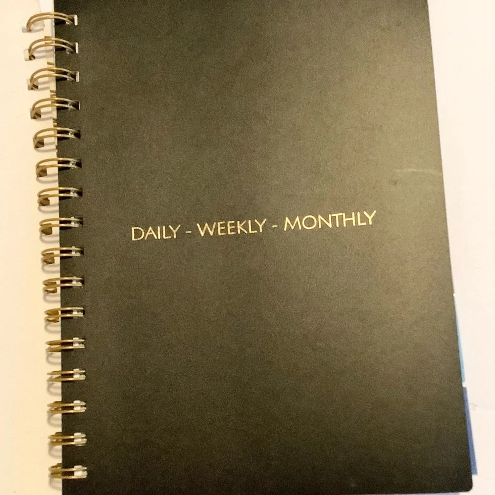 Pent Gear Black Undated Planner #44